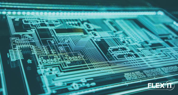 An image of computer circuitry